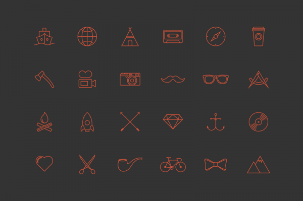 24 bonus icons to match that match perfectly to the logos.