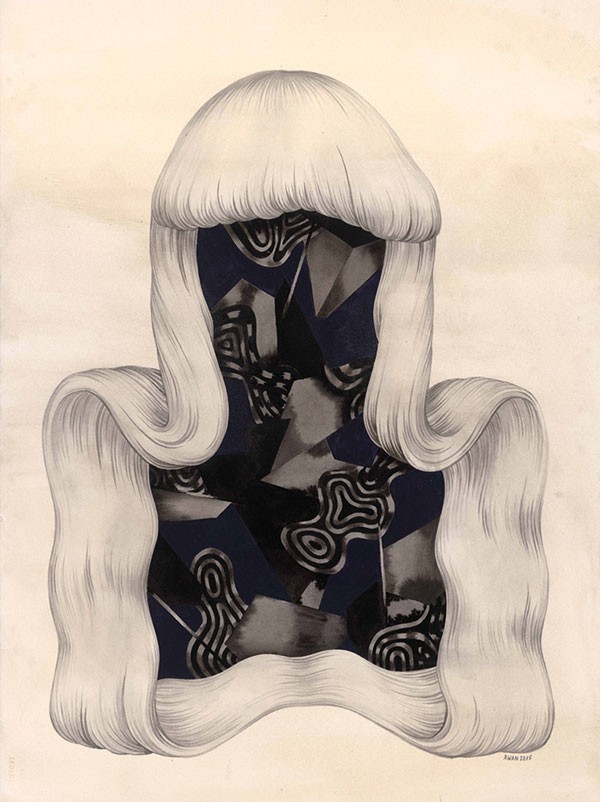 Experimental surreal art by Andrea Wan, a Berlin based illustrator and visual artist.