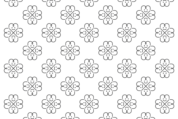Pattern created from the logo.