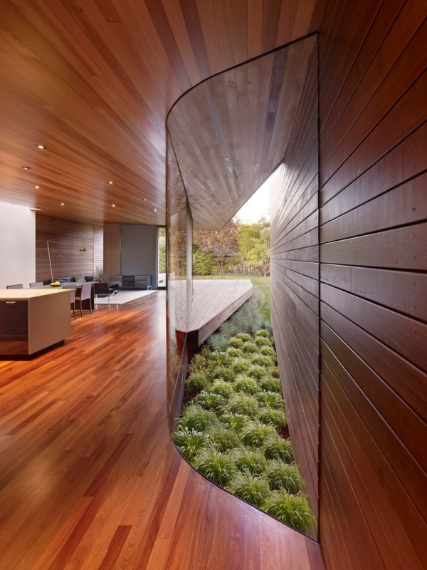 A view inside the house located in Menlo Park, California.