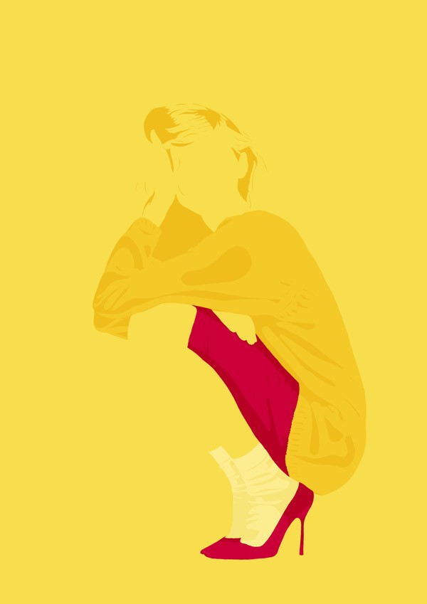 Yellow illustrations by Zivabelle.