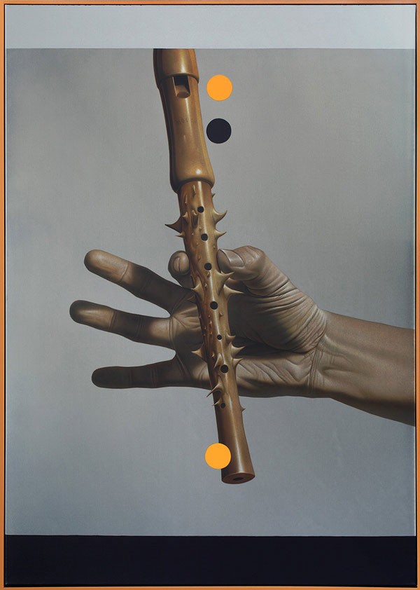 Flute 2014, Acrylic on canvas, 170 x 120 cm