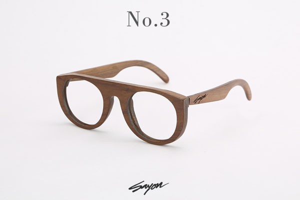 Number 3 with a  bold frame is based on a trendy design.
