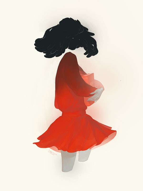 Prosopagnosia - Poster illustration by Samantha Mash, a Portland, OR, USA based illustrator.