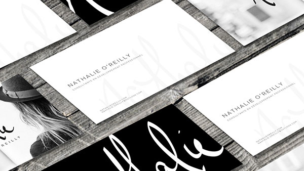 The business cards for Nathalie O.