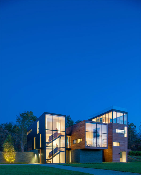 4 Springs Lane, a house in Rappahannock County, Virginia designed by a team of Robert M. Gurney's architectural firm.