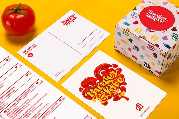 A playful brand identity based on numerous icons and illustrations.
