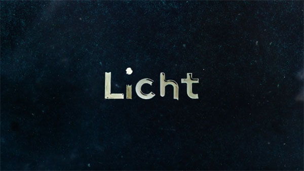 Licht - animated type effects.