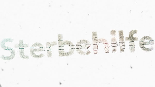 Still from a series of typographic effects and animations.