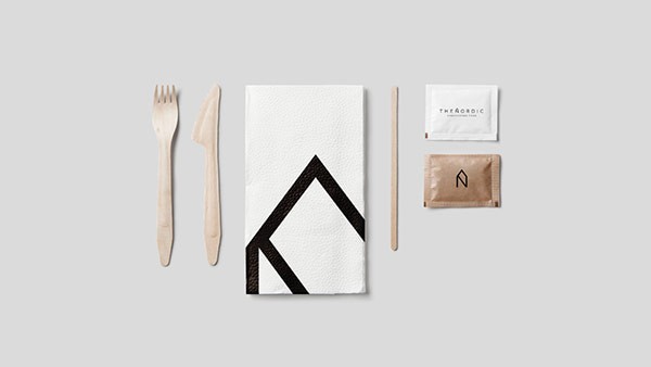 Brand and print design by Swiss graphic designer Alexandre Pietra for The Nordic, a Scandinavian Food Truck.