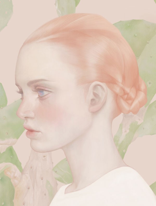 CACTACEAE - Portrait by HSIAO-RON CHENG, a Taipei, Taiwan based illustrator.