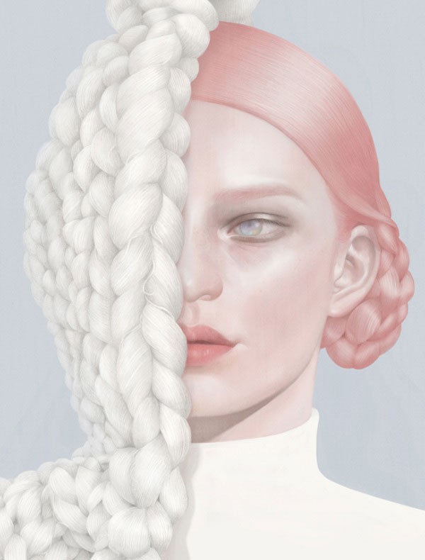 KNITTING - fashion inspired artwork from a collection of self promotional work.