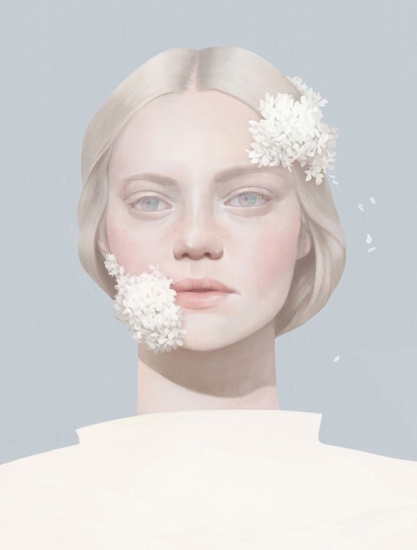 SU - Fashion inspired portrait by Taiwanese illustrator Hsiao-Ron Cheng (鄭曉嶸).