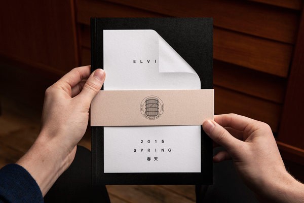 Printed collateral from the Elvine Shanghai Collection.
