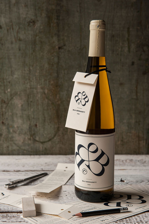 Bernadett Baji’s wine label for 2015 create by kissmiklos.
