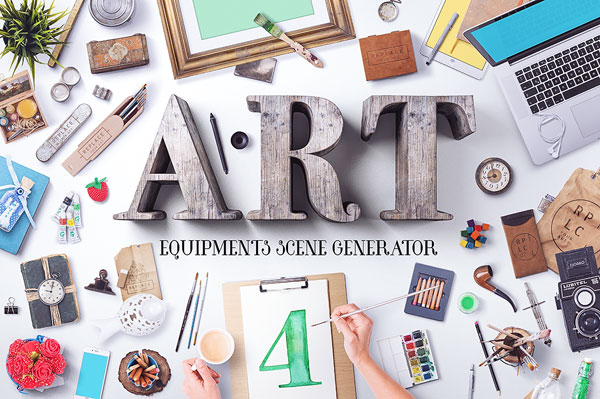 Art Equipments Scene Generator V4.