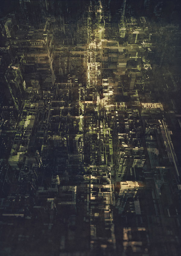 Artwork from a series of digital illustrations by Vienna, Austria based Atelier Olschinsky.