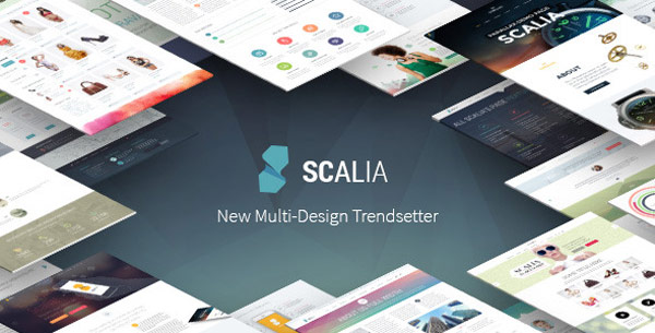 Scalia, a multi-design trendsetter Word Press theme from CodexThemes.