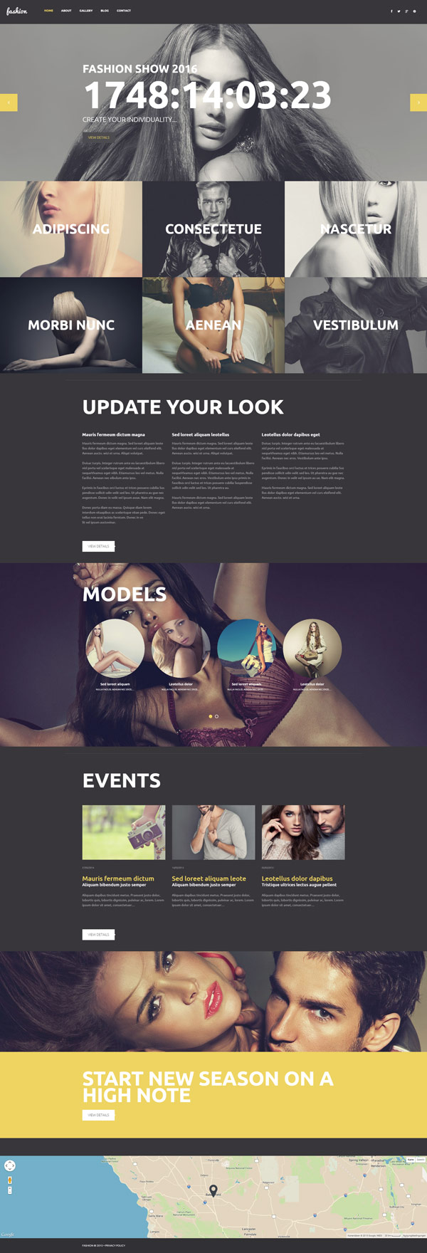 The Fashion Icon WordPress Theme with a 100 % responsive design is intended for businesses related to beauty and style. This is a first class fashion WordPress theme for professional requirements.