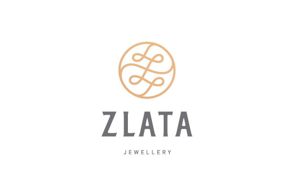 Zlata jewellery (Ukraine) - creative logos developed by Andrey Sharonov.