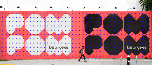 Big billboard advertisement in Los Angeles.
