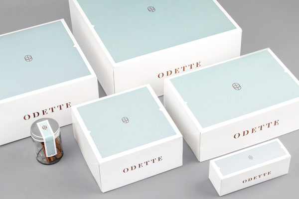 Odette bakery branding and packaging design by Dmowski & Co.
