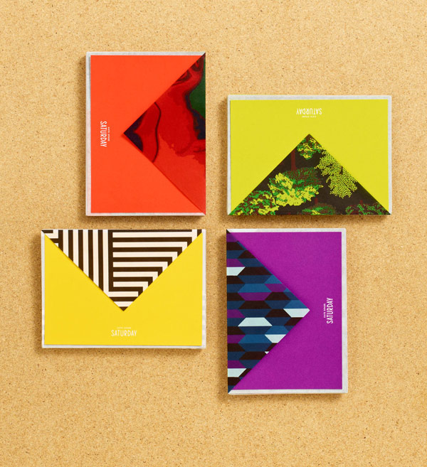 Colorful envelopes.