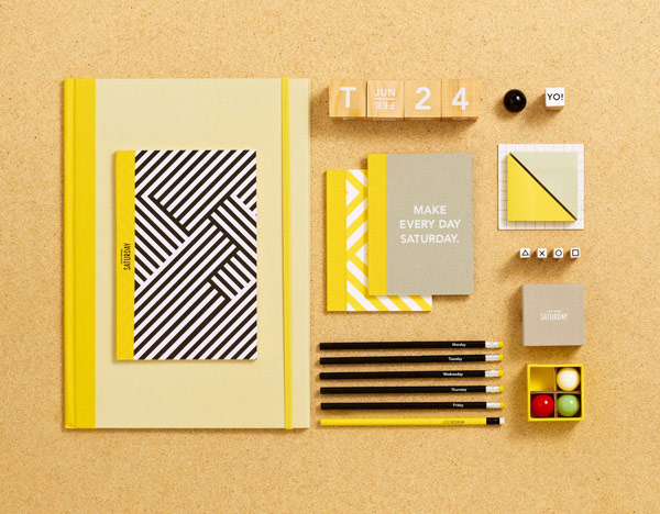 Office supplies designed by Allison Henry Aver for Kate Spade Saturday.