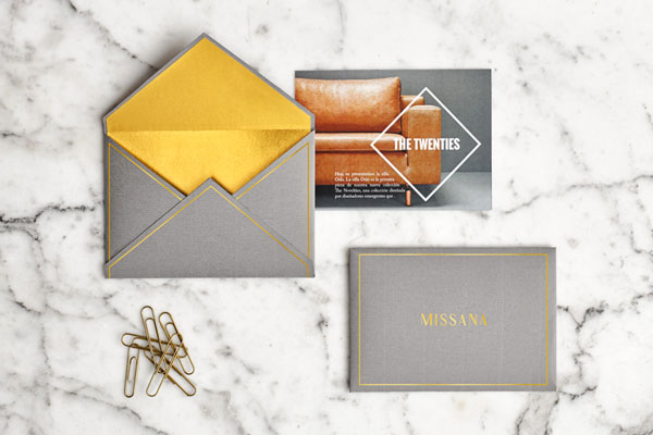 Envelopes and postcard.