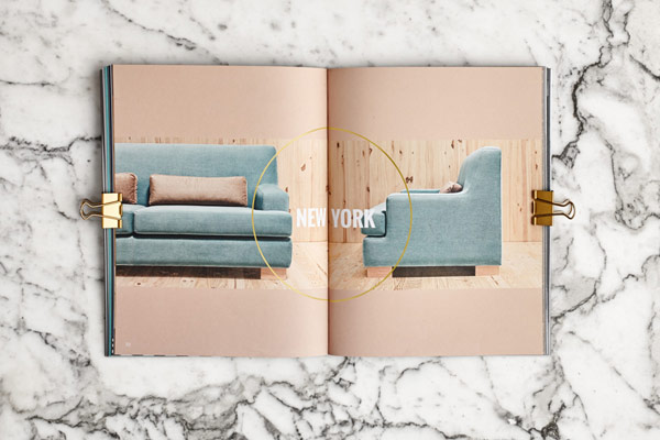 A view inside the furniture catalog.