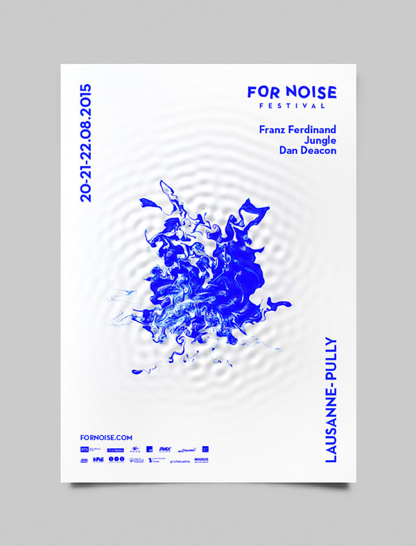 For Noise music festival poster design.