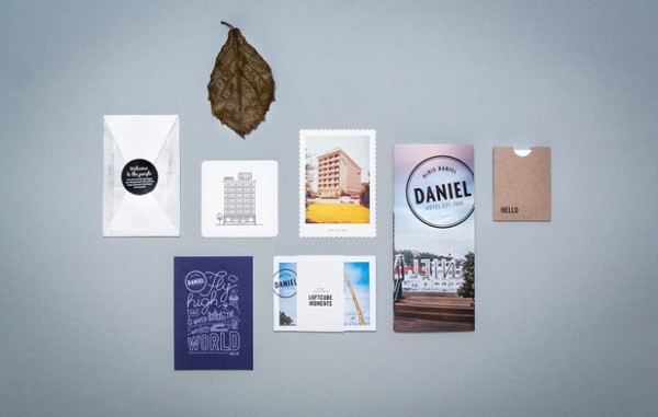 Some printed materials of the mailing campaign created by Vienna, Austria based studio Moodley Brand Identity.