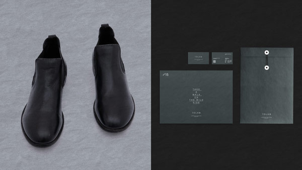 Corporate identity of  IOLAB, the general representation of MOMA Shoes in Germany.