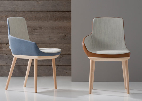 EGO, an asymmetrical armchair from Alegre Design.