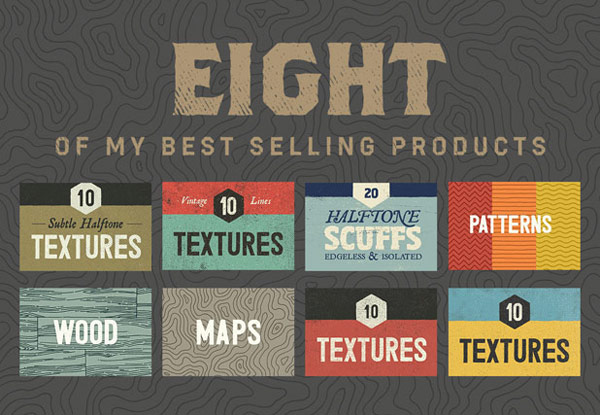 This ultimate textures bundle includes eight of Joseph Smietanski's best selling products.