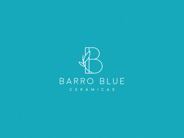 Barro Blue ceramics - logo design.