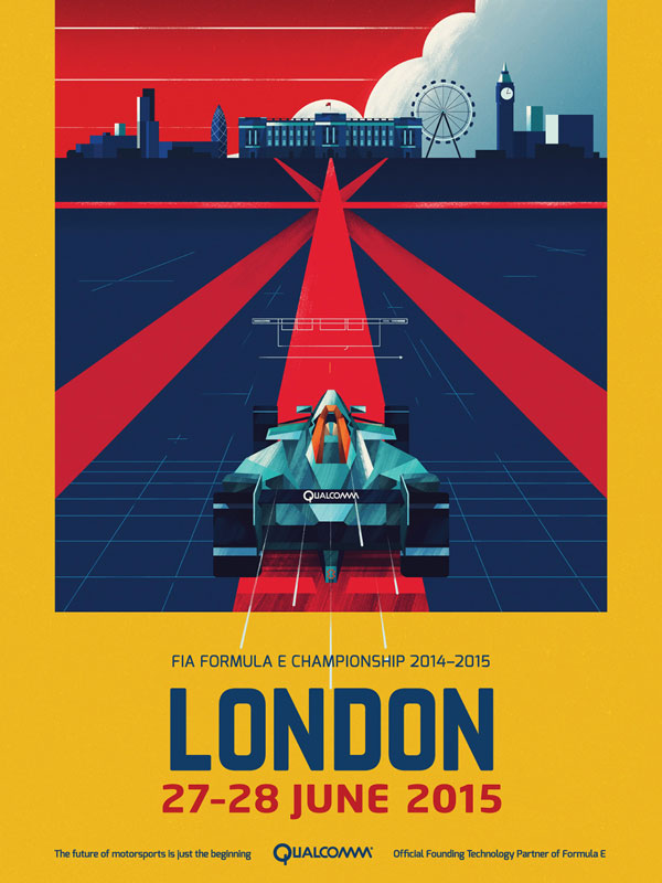 Formula E Championships - London Posters.