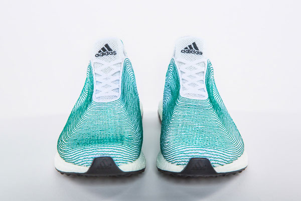 Front view of the beautiful adidas Parley shoes.