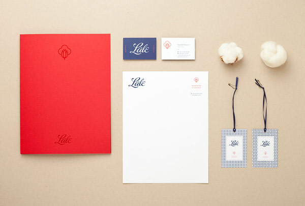 Lale - organic fashion brand identity and stationery design by branding and illustration studio Menta.