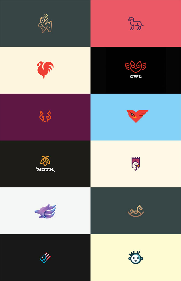 A great collection of mixed marks and logos created by Nick Kumbari, a Los Angeles, California based graphic designer.