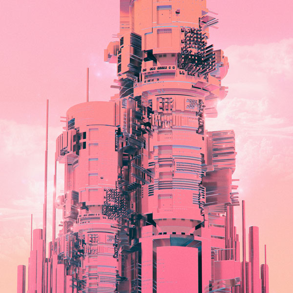 Architectural artwork from a series of everydays created by beeple aka Mike Winkelmann.