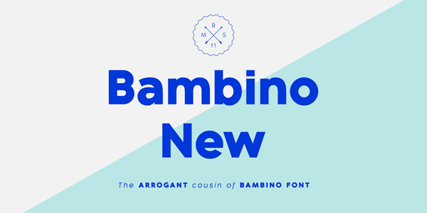 Bambino New font family - Best Fonts 2015