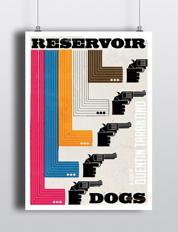 Reservoir Dogs - poster design by Dale Edwin Murray of Little Red Dots.