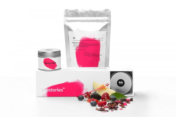 Teastories packaging and brand identity design by Anagrama.