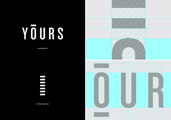YOURS Footwear brand identity and logo design by Nick Riley.