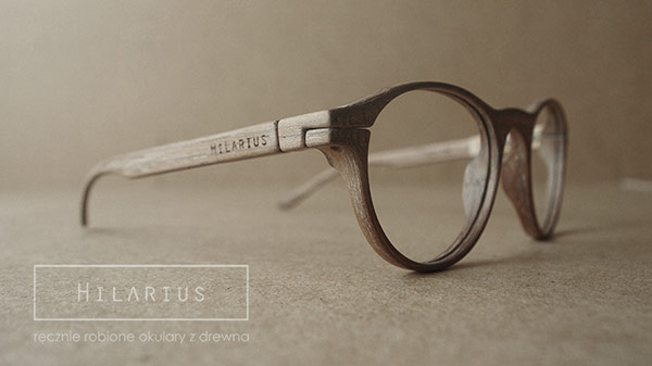 Hilarius is a small Polish brand specializing in handmade wood frame glasses.