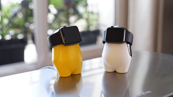 WATCHme – cute little cyclops monsters serve as decorative docking stations for smartwatches.