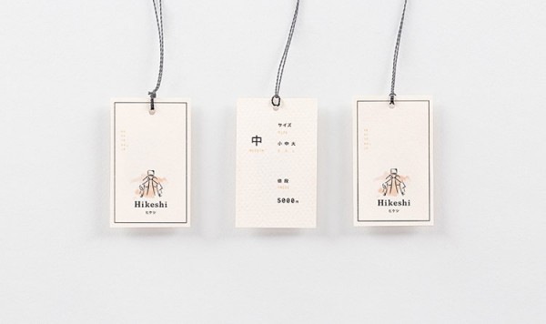 Japanese cloting brand – hang tags.
