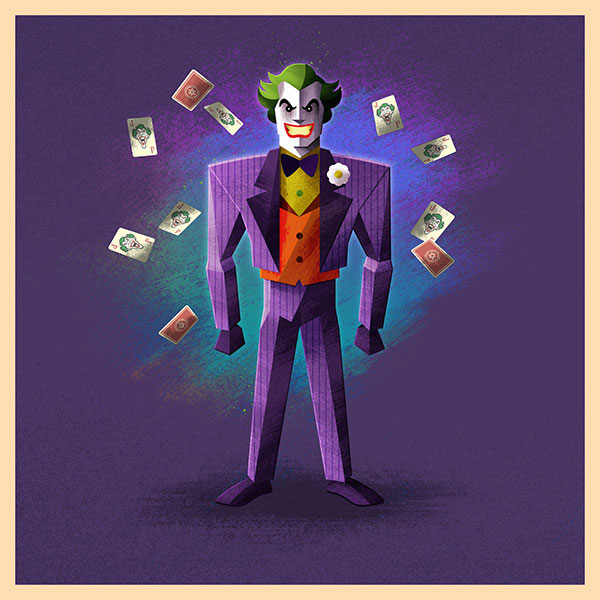 Joker illustration by James White aka Signalnoise.