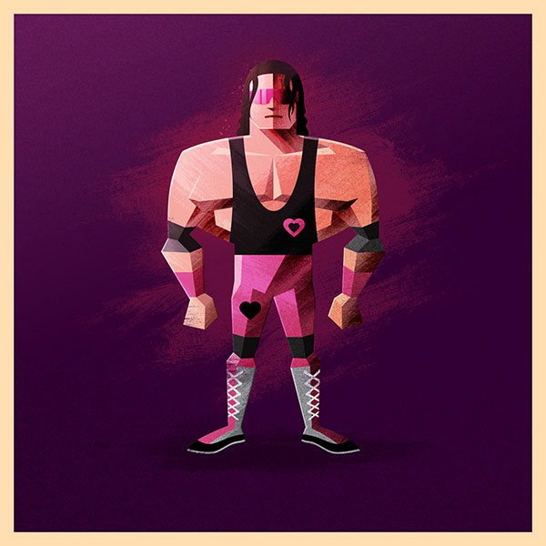 WWF wrestler, Brad Hart.